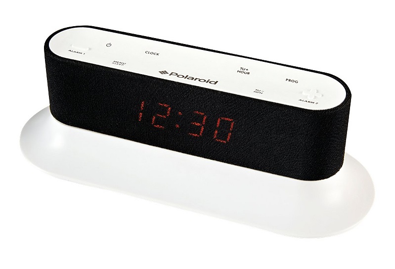 Polaroid Sleep Easy FM Radio Alarm Clock with Dual Alarms